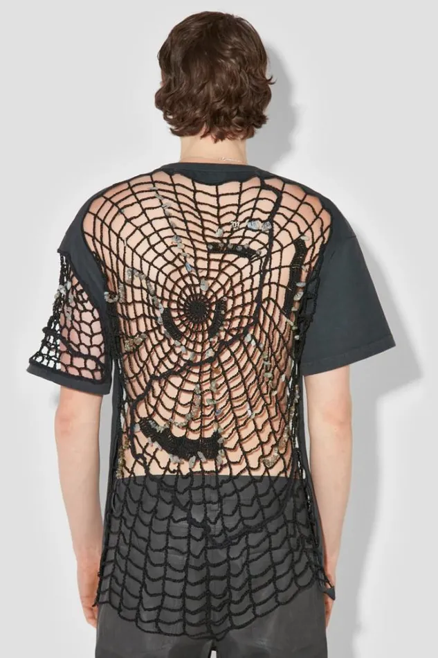 TShirts Men MISBHV Crochet TShirt Black