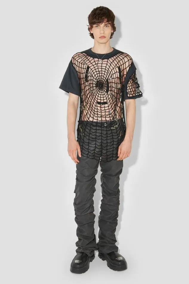 TShirts Men MISBHV Crochet TShirt Black