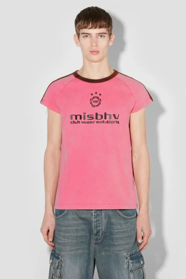 TShirts Men MISBHV Hools TShirt Washed Pink