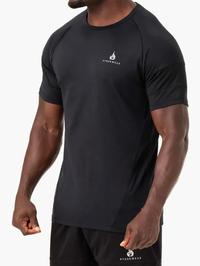 TShirts Mens Ryderwear Action Mesh TShirt Black