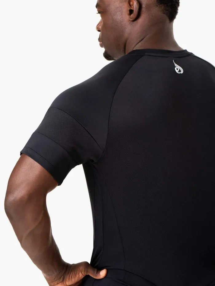 TShirts Mens Ryderwear Action Mesh TShirt Black