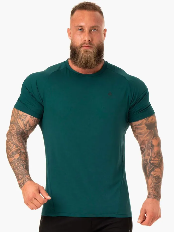 TShirts Mens Ryderwear Action Mesh TShirt Emerald