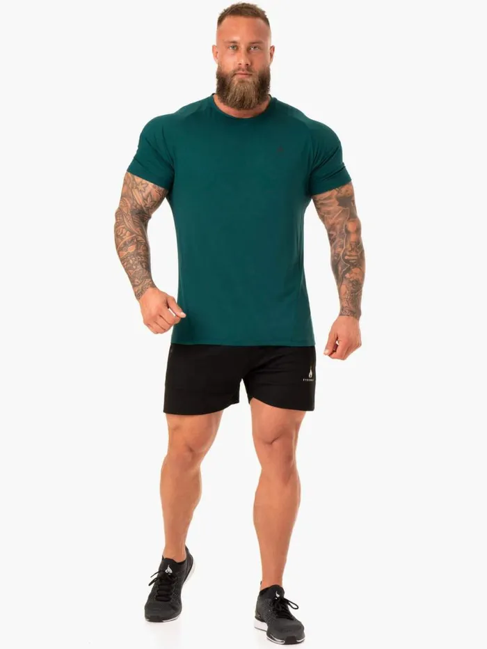 TShirts Mens Ryderwear Action Mesh TShirt Emerald