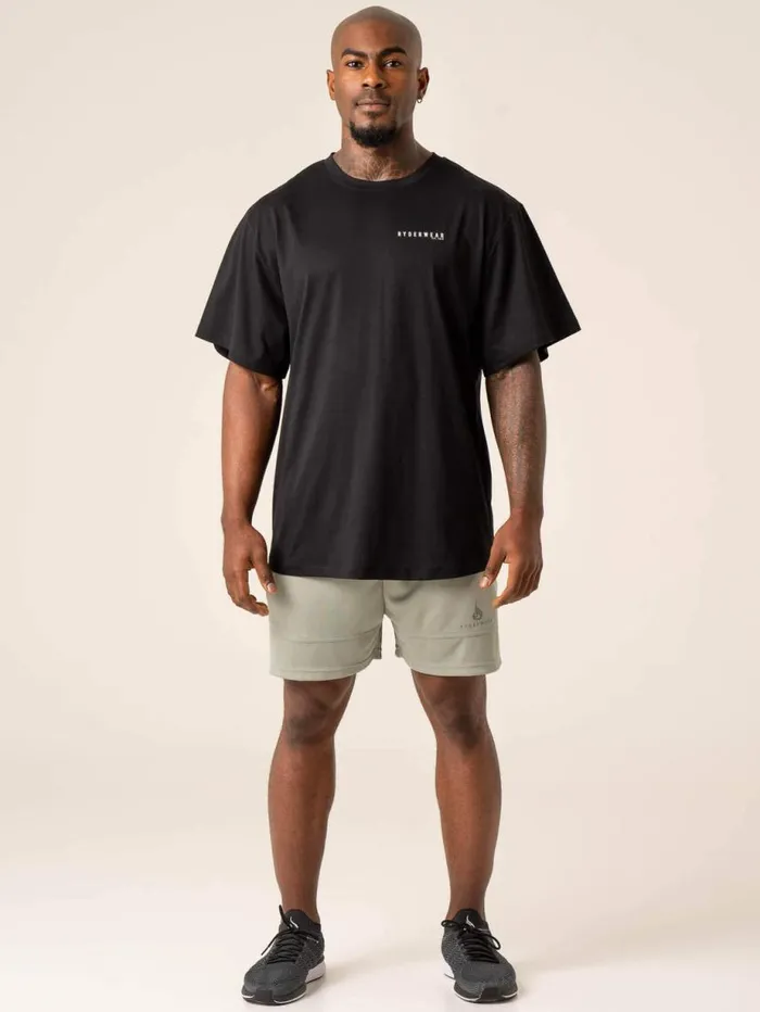 TShirts Mens Ryderwear Advance Oversized TShirt Black