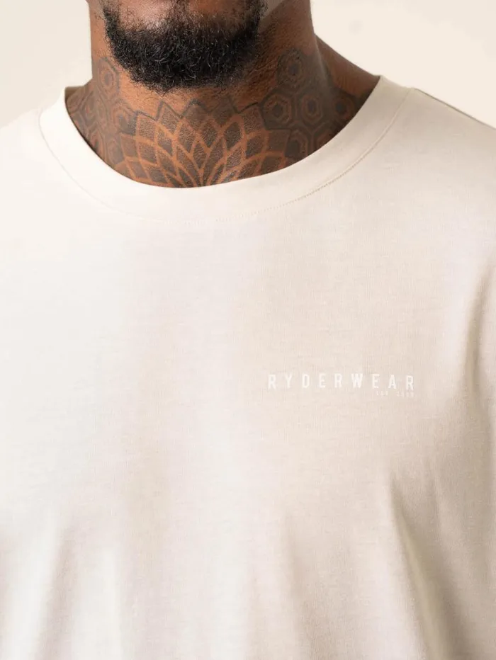 TShirts Mens Ryderwear Advance Oversized TShirt Stone