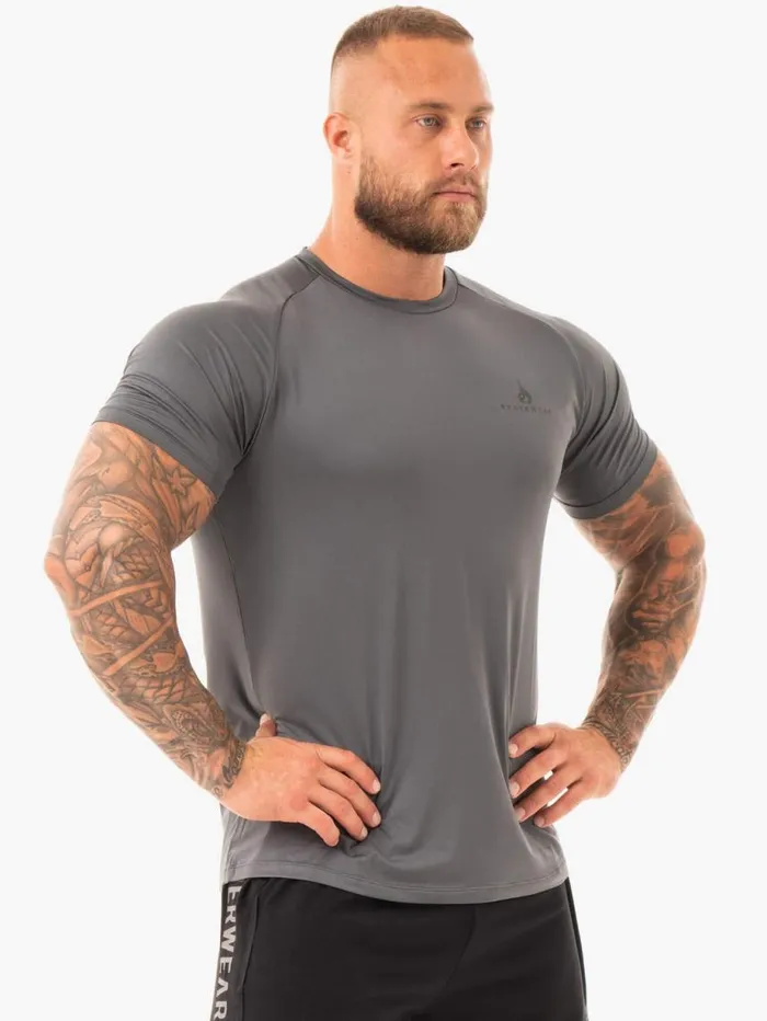 TShirts Mens Ryderwear Breeze TShirt Charcoal