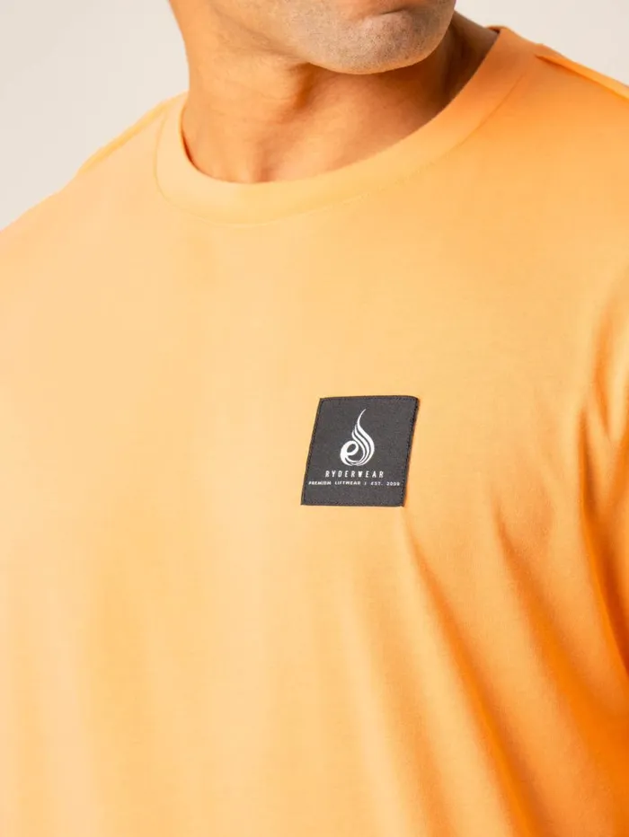 TShirts Mens Ryderwear Dynamic Oversized TShirt Orange Sherbet