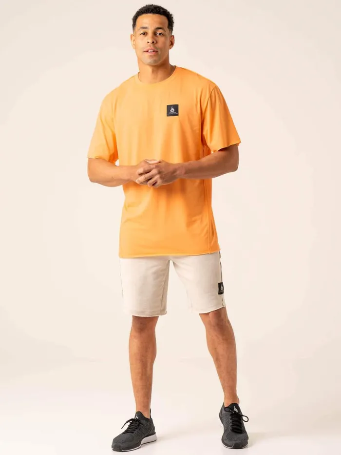 TShirts Mens Ryderwear Dynamic Oversized TShirt Orange Sherbet