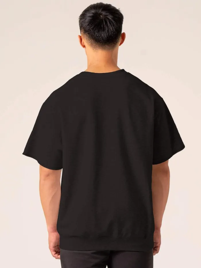 TShirts Mens Ryderwear Emerge Fleece TShirt Faded Black