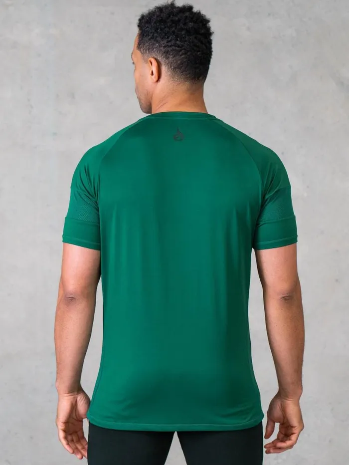 TShirts Mens Ryderwear Flex Mesh TShirt Dark Green
