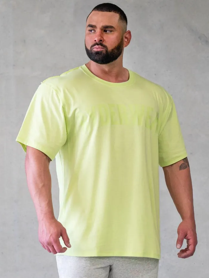 TShirts Mens Ryderwear Force Oversized TShirt Lime
