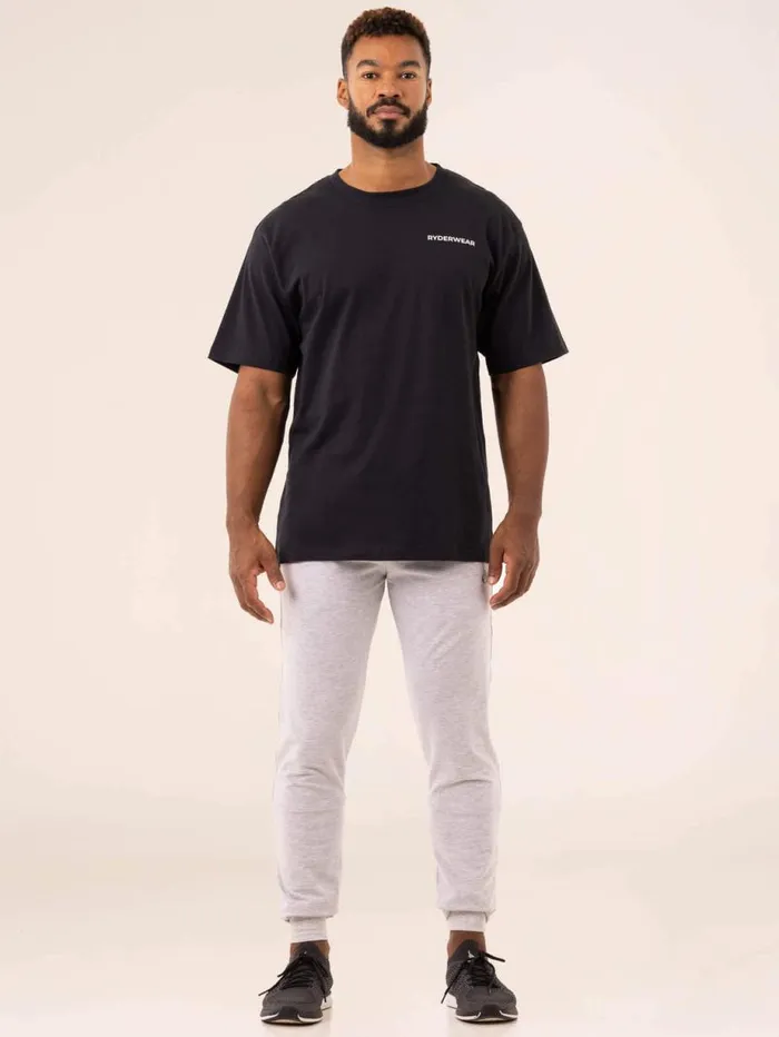 TShirts Mens Ryderwear Industry Oversized TShirt Black