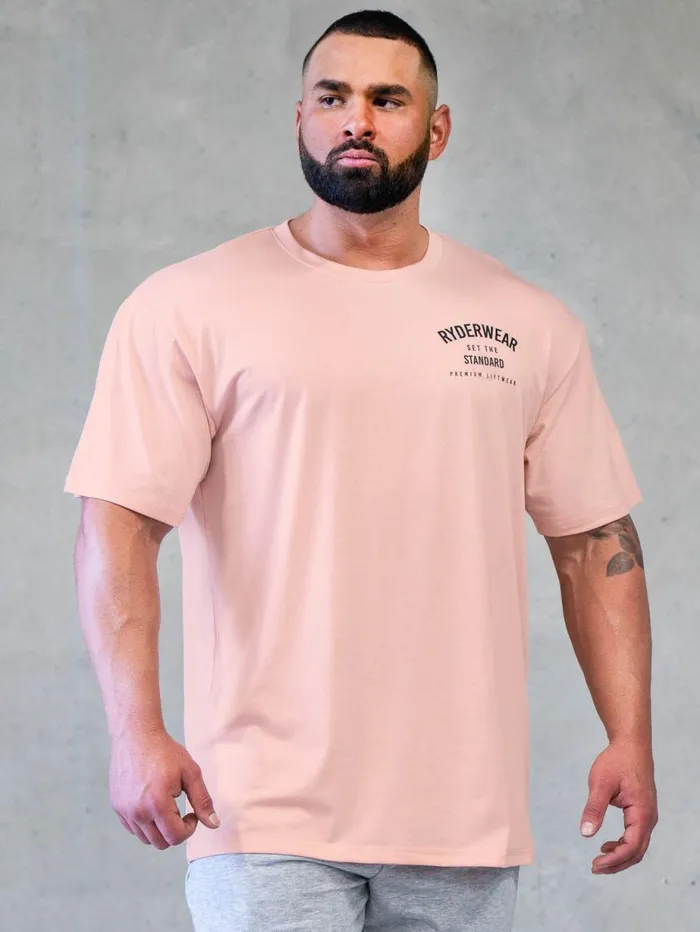 TShirts Mens Ryderwear Legacy TShirt Faded Pink