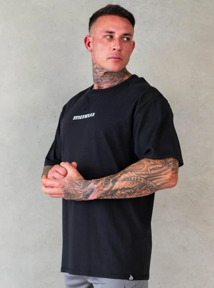 TShirts Mens Ryderwear Octane TShirt Faded Black