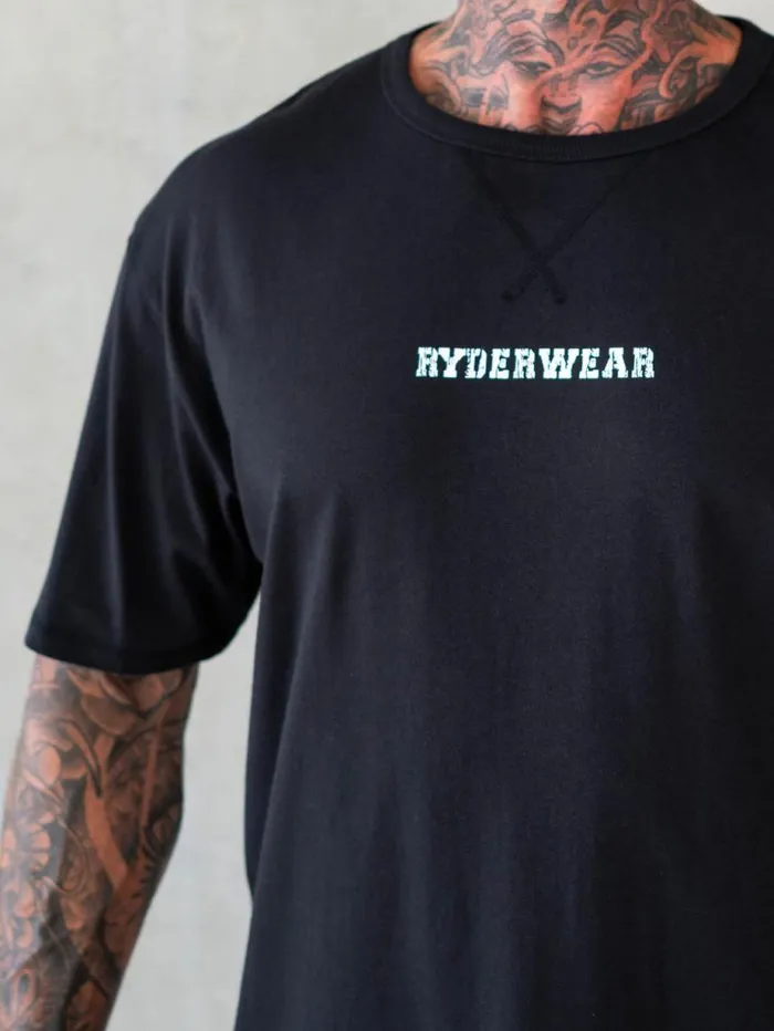 TShirts Mens Ryderwear Octane TShirt Faded Black