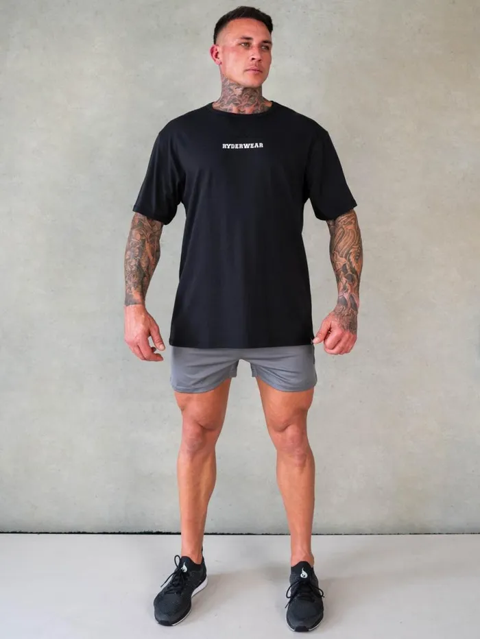 TShirts Mens Ryderwear Octane TShirt Faded Black