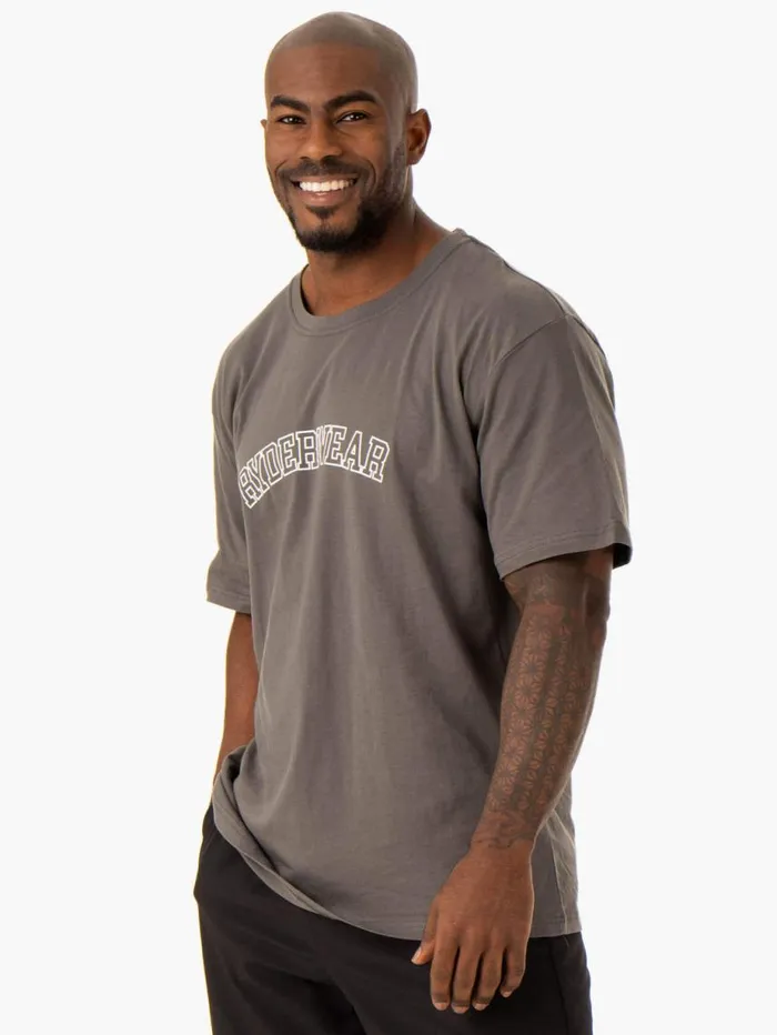 TShirts Mens Ryderwear Oversized TShirt Charcoal