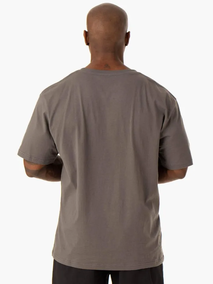 TShirts Mens Ryderwear Oversized TShirt Charcoal