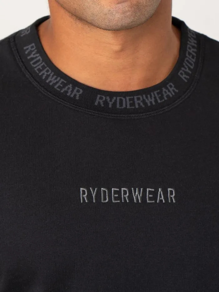TShirts Mens Ryderwear Pursuit Fleece TShirt Black