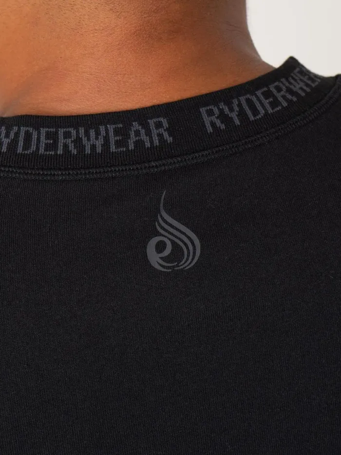 TShirts Mens Ryderwear Pursuit Fleece TShirt Black