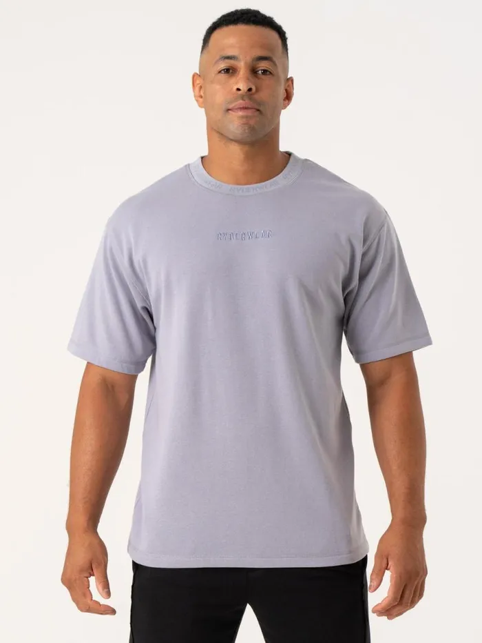 TShirts Mens Ryderwear Pursuit Fleece TShirt Lavender