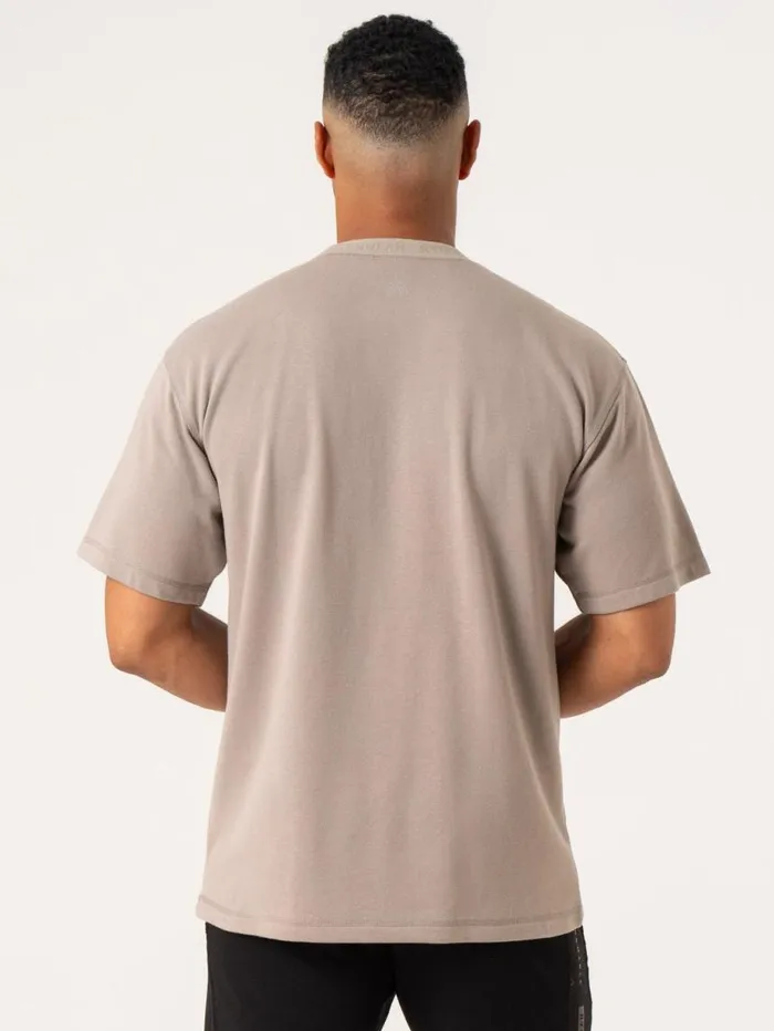TShirts Mens Ryderwear Pursuit Fleece TShirt Taupe