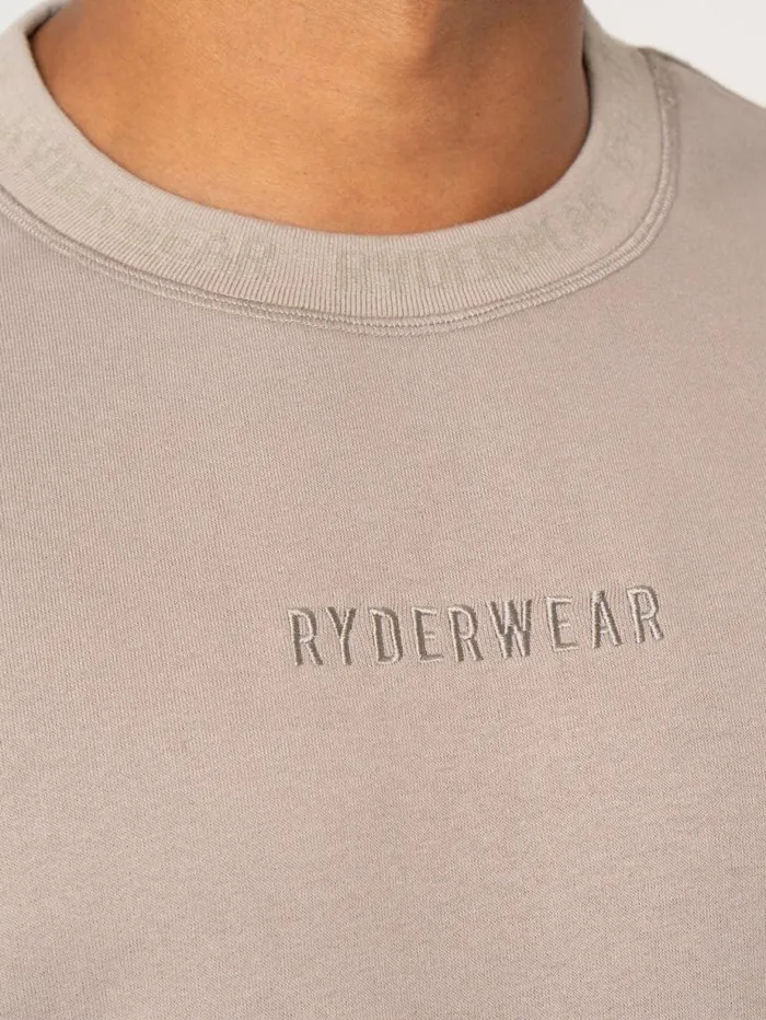 TShirts Mens Ryderwear Pursuit Fleece TShirt Taupe