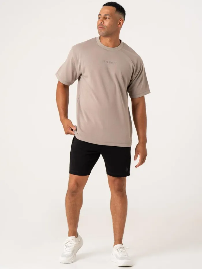 TShirts Mens Ryderwear Pursuit Fleece TShirt Taupe
