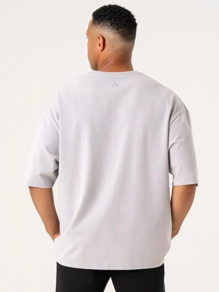 TShirts Mens Ryderwear Pursuit Oversized TShirt Lavender Stonewash
