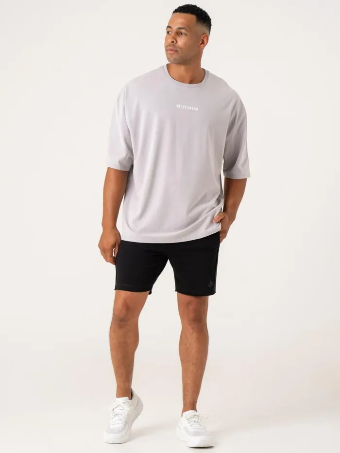 TShirts Mens Ryderwear Pursuit Oversized TShirt Lavender Stonewash