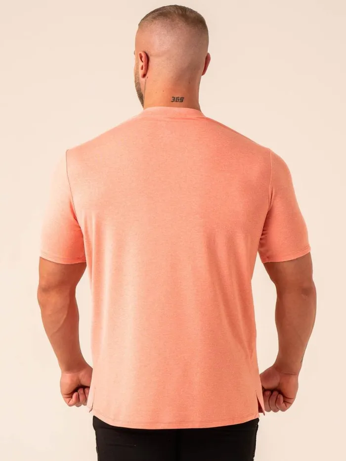 TShirts Mens Ryderwear Soft Tech TShirt Coral Marl