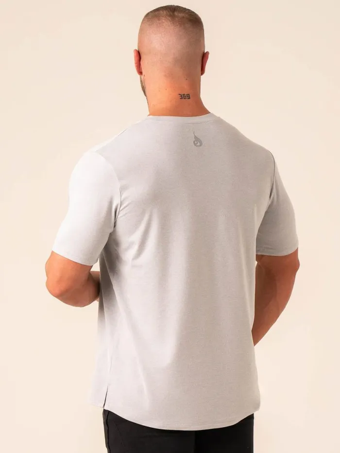 TShirts Mens Ryderwear Soft Tech TShirt Grey Marl
