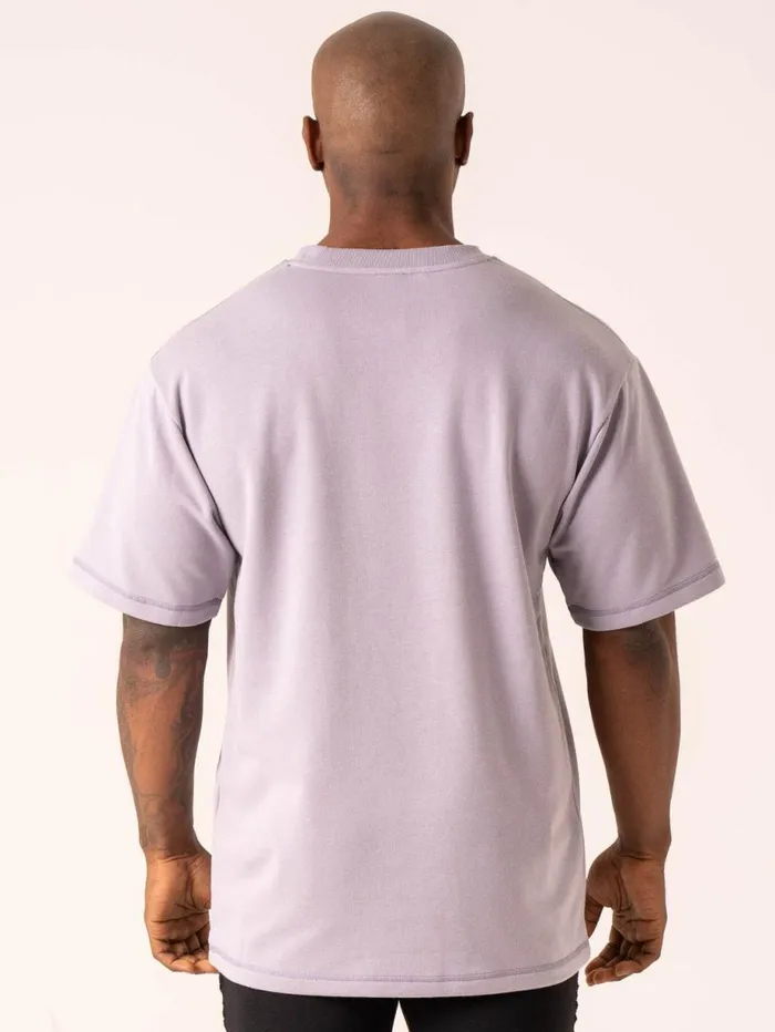 TShirts Mens Ryderwear Throwback Oversized Fleece TShirt Lavender