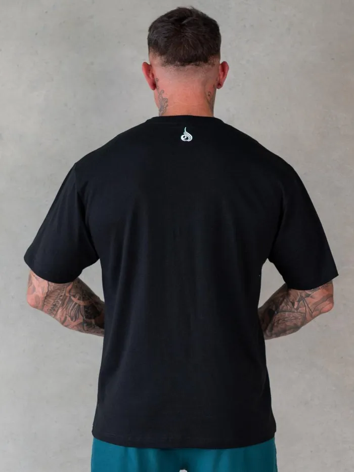TShirts Mens Ryderwear You Vs You Oversized TShirt Black