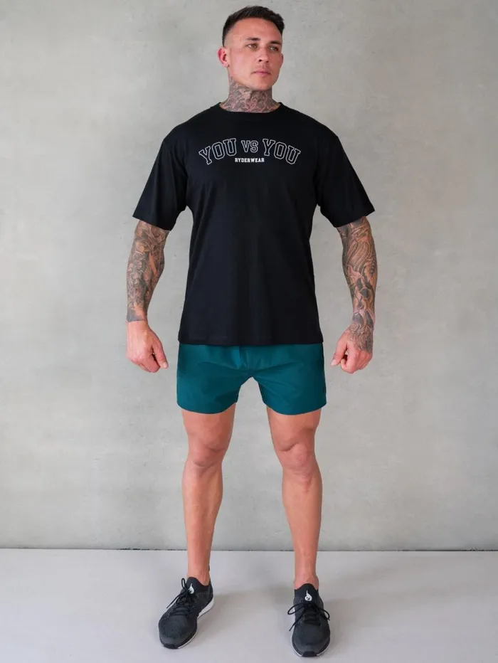 TShirts Mens Ryderwear You Vs You Oversized TShirt Black
