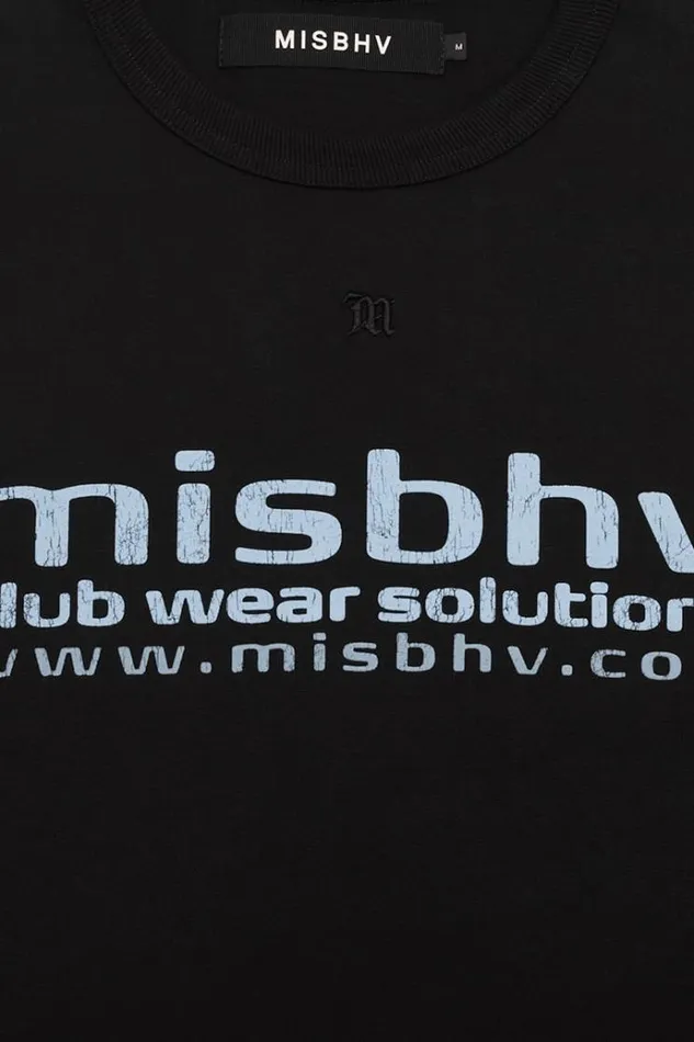 TShirts WomenMen MISBHV Homepage TShirt Black
