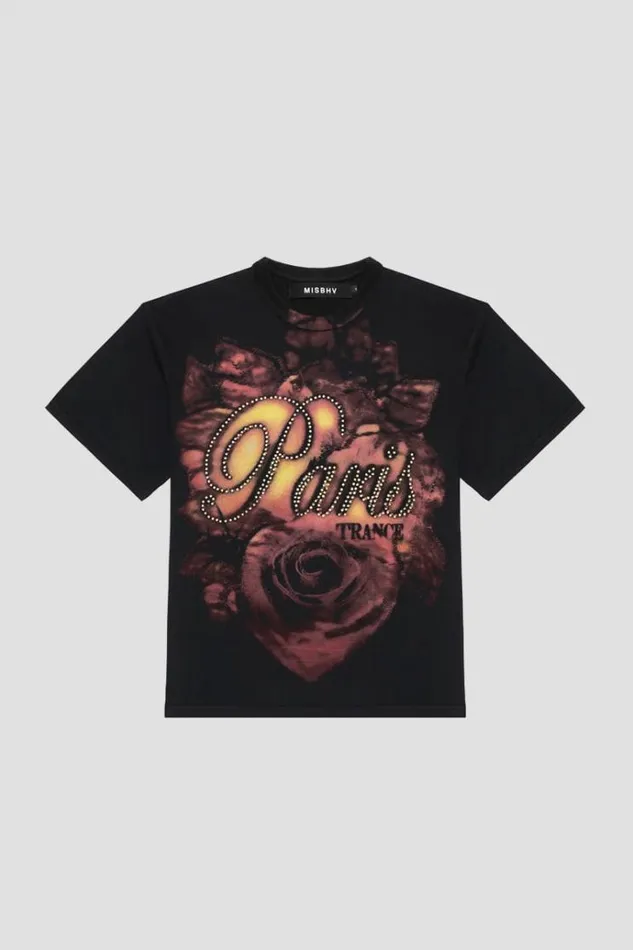 TShirts WomenMen MISBHV Paris Trance TShirt Black