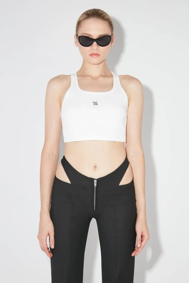 TShirts Women MISBHV Cropped M Tank Top White