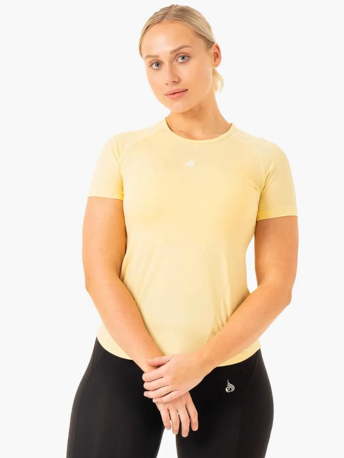 TShirts Womens Ryderwear Level Up Training TShirt Butter