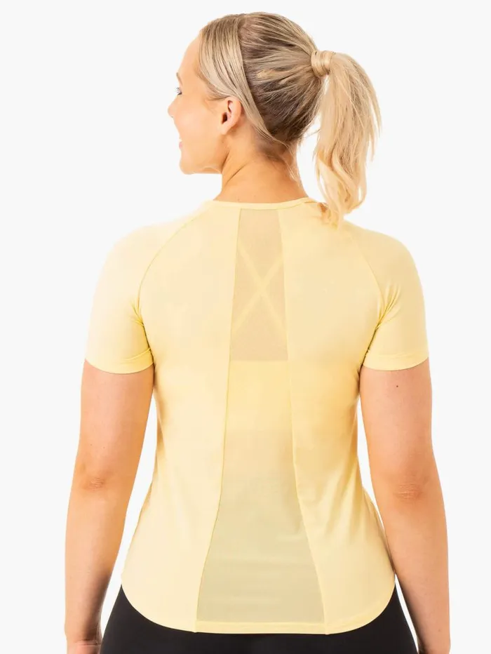 TShirts Womens Ryderwear Level Up Training TShirt Butter