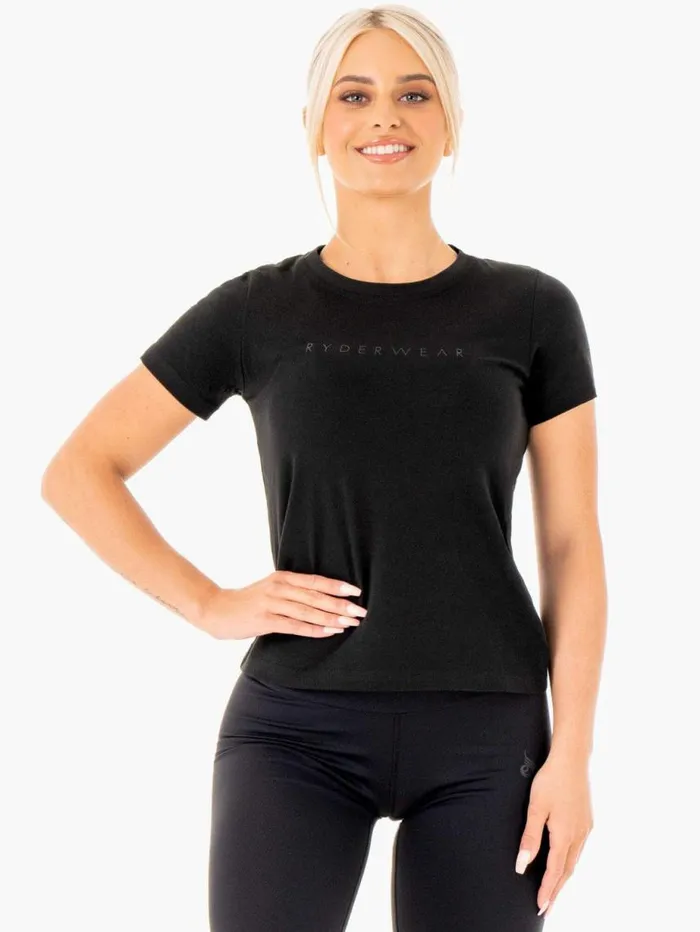 TShirts Womens Ryderwear Motion TShirt Black