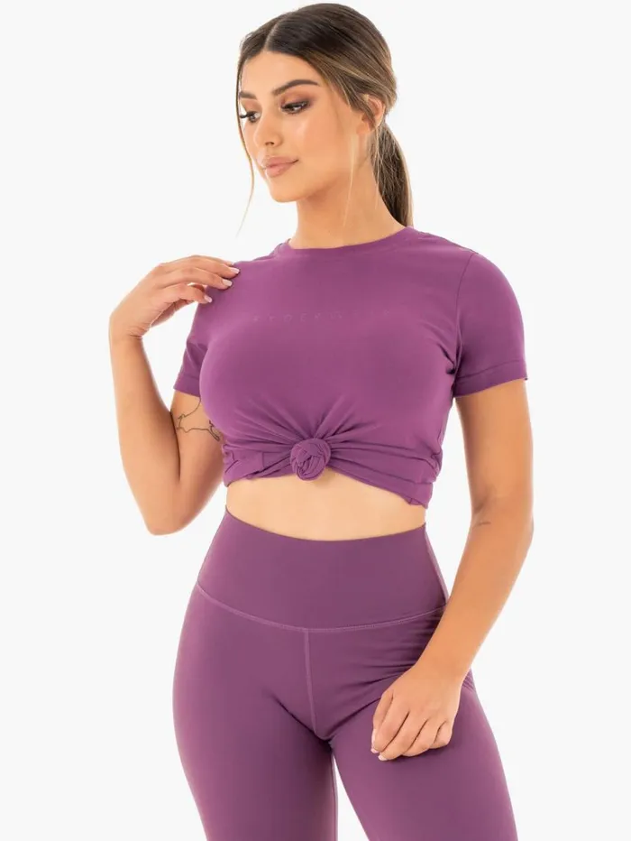 TShirts Womens Ryderwear Motion TShirt Purple