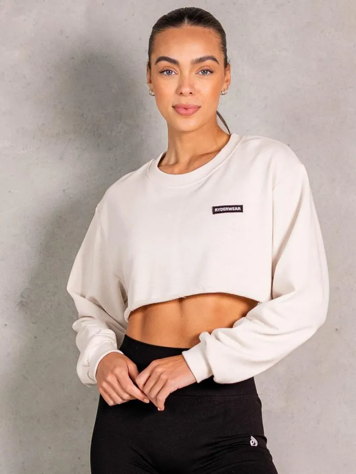 TShirts Womens Ryderwear NRG Sweater Oat