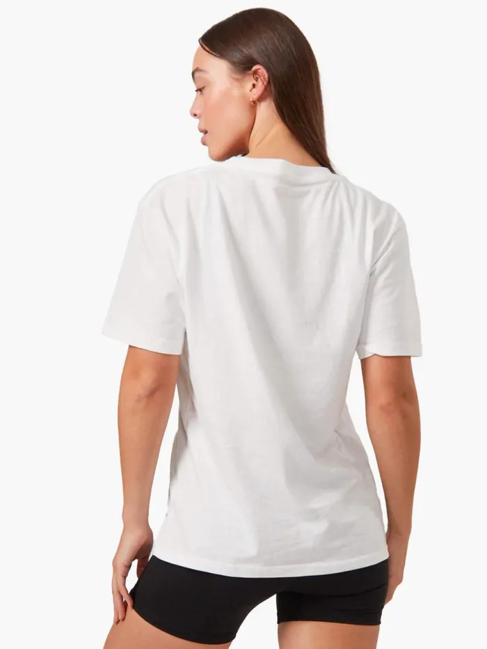 TShirts Womens Ryderwear Oversized TShirt White
