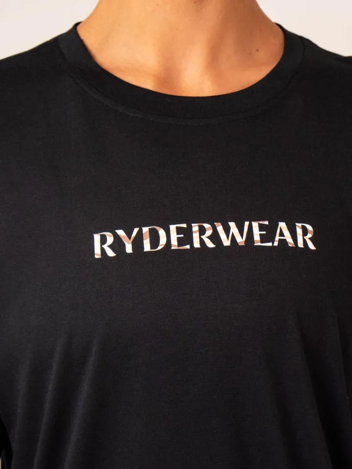 TShirts Womens Ryderwear Unstoppable Oversized TShirt Black