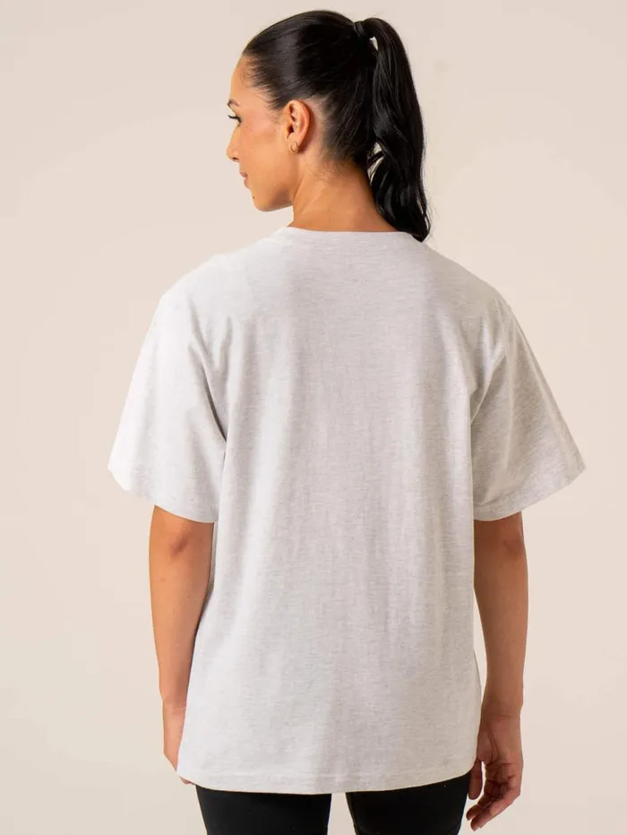 TShirts Womens Ryderwear Wellness TShirt Snow Marl