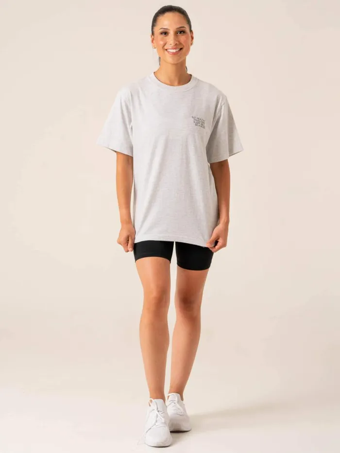 TShirts Womens Ryderwear Wellness TShirt Snow Marl