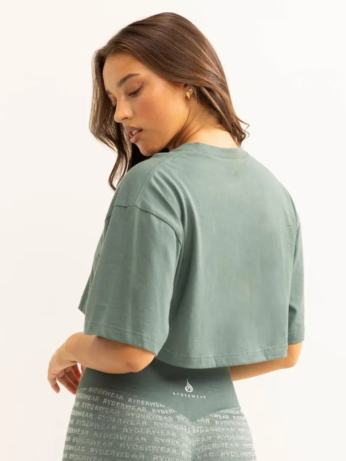 TShirts Womens Ryderwear You Vs You TShirt Fern Green