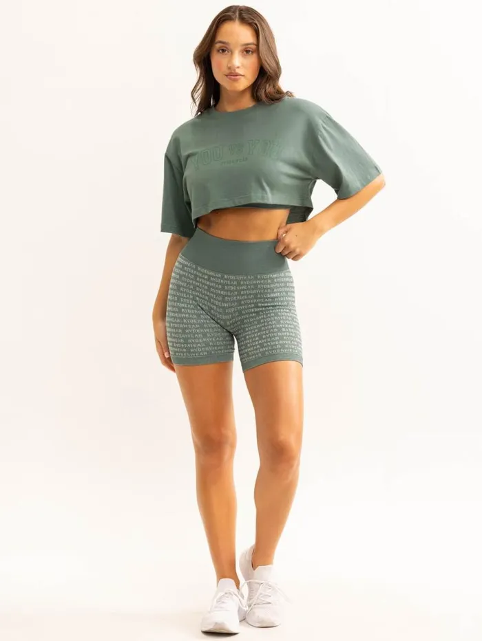 TShirts Womens Ryderwear You Vs You TShirt Fern Green