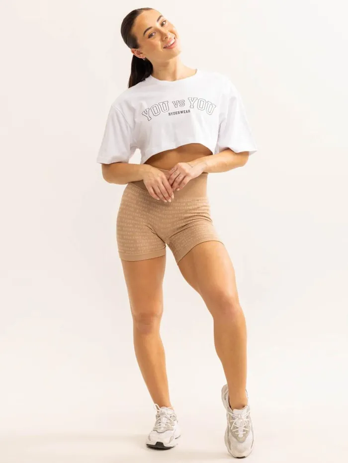 TShirts Womens Ryderwear You Vs You TShirt White